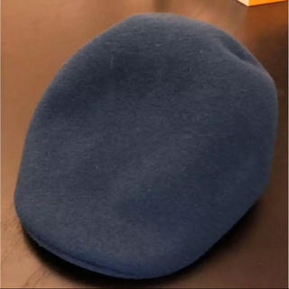 カンゴール(KANGOL)の【美品】KANGOL ハンチング帽 ダークブルー XL(ハンチング/ベレー帽)