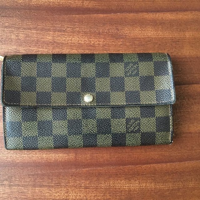 ベビーグッズも大集合 LOUIS 中古 レディース 長財布 ダミエ OUT