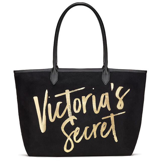 Victoria's Secret(ヴィクトリアズシークレット)の【新品・未開封】トートバック・黒 レディースのバッグ(トートバッグ)の商品写真
