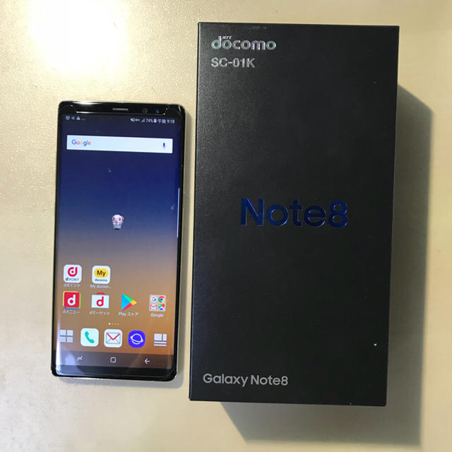 SAMSUNG(サムスン)の【超美品】 GALAXY note8 SIMフリー docomo 利用制限 ○ スマホ/家電/カメラのスマートフォン/携帯電話(スマートフォン本体)の商品写真