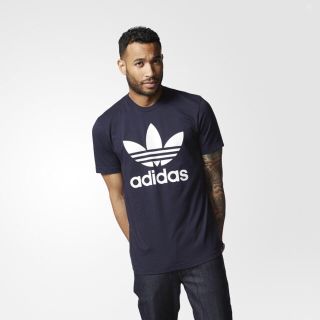 アディダス(adidas)の新品 adidas originals ロゴ Tシャツ ネイビー(Tシャツ/カットソー(半袖/袖なし))