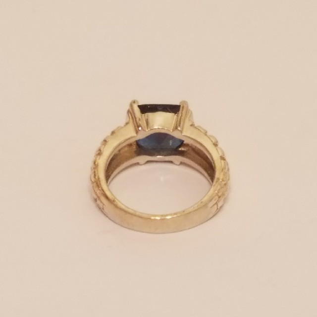 新品シルバー.ロンドンブルートパーズ.指輪 レディースのアクセサリー(リング(指輪))の商品写真
