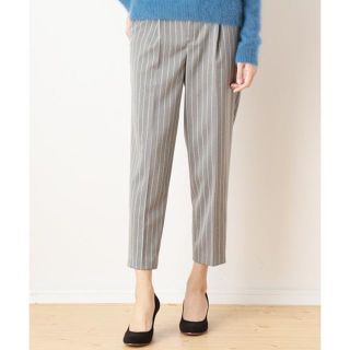 シップスフォーウィメン(SHIPS for women)のSHIPS for women ストライプセミワイド クロップドパンツ★シップス(クロップドパンツ)