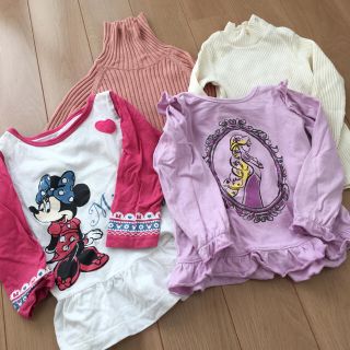 ベルメゾン(ベルメゾン)の【特価☆早い者勝ち☆90㎝ ベルメゾン トップス4枚セット】(Tシャツ/カットソー)