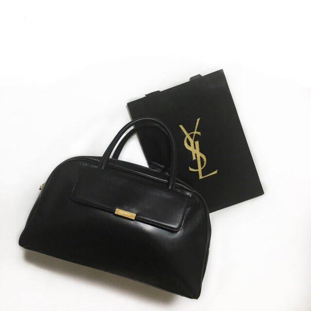 Saint Laurent - 良品♡レア♡イヴサンローラン♡レザー♡ミニボストン