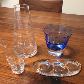 スガハラ(Sghr)のご検討中 スガハラ 宅飲み セット 3個→おつまみ皿のみ(グラス/カップ)