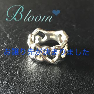 ブルーム(BLOOM)のハート❤︎ハート❤︎ハート❤︎ リング 7号  ピンキーリング(リング(指輪))