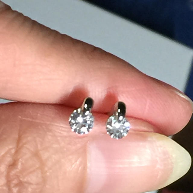 アクセサリープラチナ ダイヤモンドピアス 0.4ct