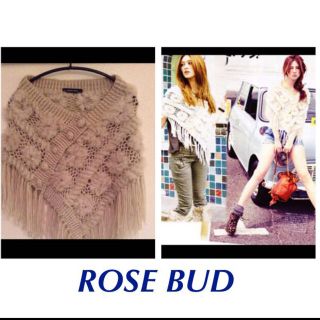 ローズバッド(ROSE BUD)の再値下げ♡ROSE BUDファーポンチョ(ポンチョ)