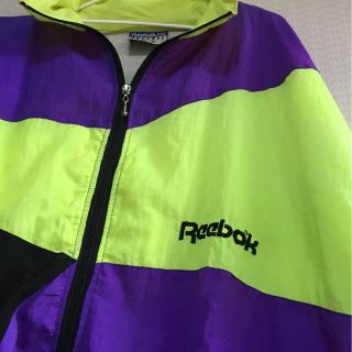 リーボック(Reebok)の80s90s Reebok リーボック  ナイロンジャケット XL レア 古着(ナイロンジャケット)