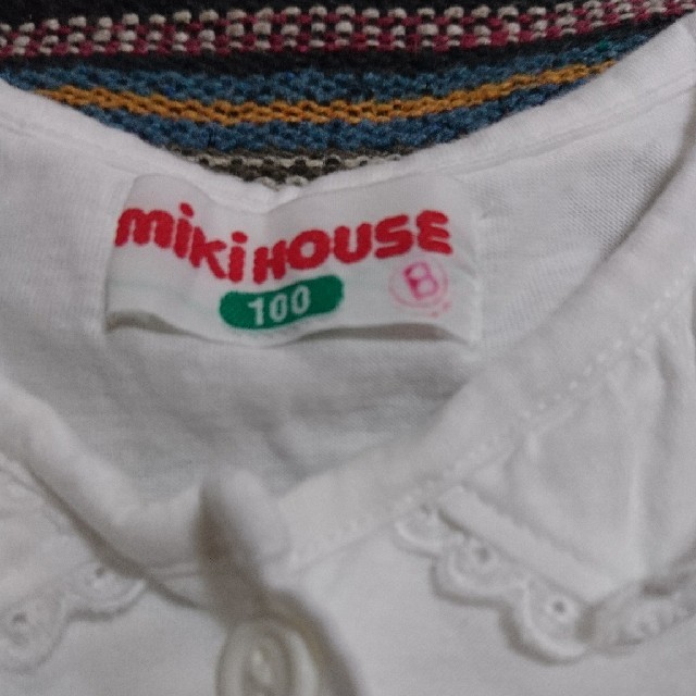 mikihouse(ミキハウス)のミキハウスの半袖ブラウス キッズ/ベビー/マタニティのキッズ服女の子用(90cm~)(ブラウス)の商品写真