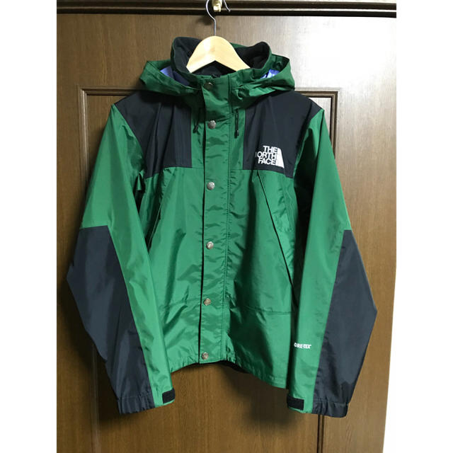 値下げ！The North Face レインテックス グリーン S