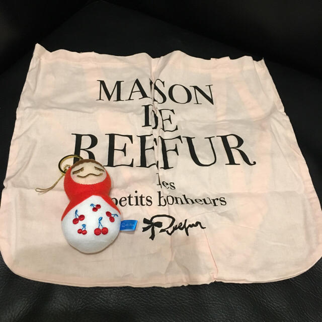 未使用》MAISON DE REEFUR 梨花ちゃん人形 ショッパー付キーホルダー