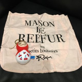 メゾンドリーファー(Maison de Reefur)の《未使用》MAISON DE REEFUR 梨花ちゃん人形 ショッパー付(キーホルダー)