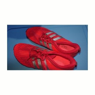 アディダス(adidas)のadidas ランニングシューズ オレンジ 24(シューズ)