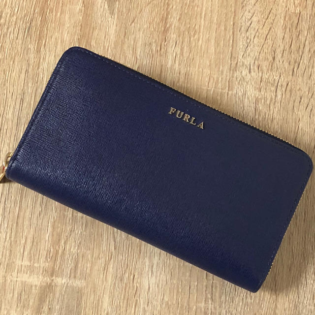 Furla(フルラ)のフルラ 長財布 ネイビー レディースのファッション小物(財布)の商品写真