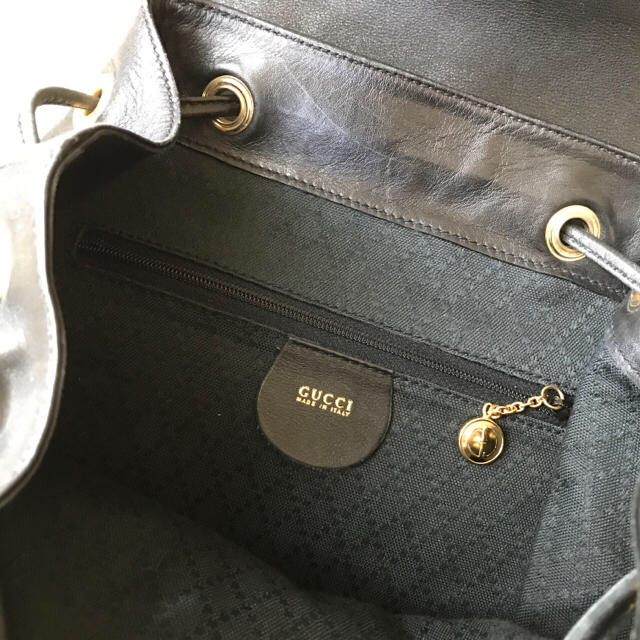 Gucci(グッチ)のaaaaさま専用 GUCCI  グッチ     バンブーリュック(本革) レディースのバッグ(リュック/バックパック)の商品写真
