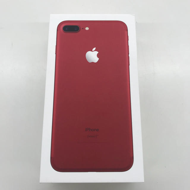 今年人気のブランド品や plus iPhone7 新品未使用 - Apple 128G SIMロック解除済 RED スマートフォン本体