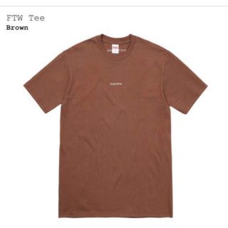 シュプリーム(Supreme)のXL Supreme 18ss FTW Tee 茶色 brown Tシャツ(Tシャツ/カットソー(半袖/袖なし))