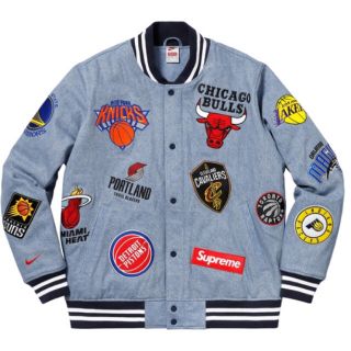 シュプリーム(Supreme)のシュプリーム  ナイキ NBA S(Gジャン/デニムジャケット)