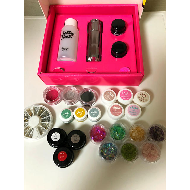 Jelly Nail(ジェリーネイル)の届いてからすぐ使えるっ！ジェリーネイルセット コスメ/美容のネイル(ネイル用品)の商品写真