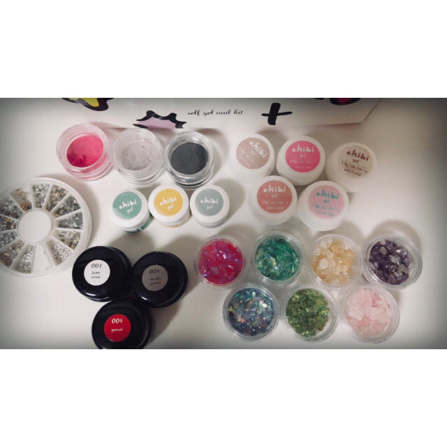 Jelly Nail(ジェリーネイル)の届いてからすぐ使えるっ！ジェリーネイルセット コスメ/美容のネイル(ネイル用品)の商品写真