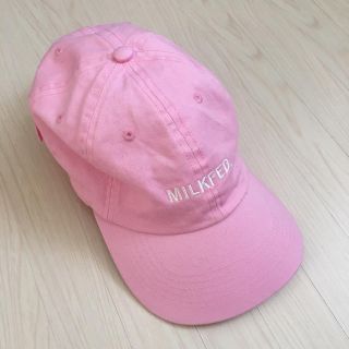 ミルクフェド(MILKFED.)のMILKFED キャップ ピンク(キャップ)