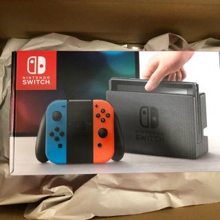 ニンテンドースイッチ(Nintendo Switch)の【新品未使用】任天堂スイッチ本体 switch(家庭用ゲーム機本体)