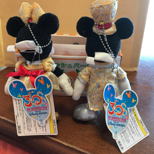 Disney(ディズニー)のミッキーとミニーのマスコット キッズ/ベビー/マタニティのおもちゃ(ぬいぐるみ/人形)の商品写真