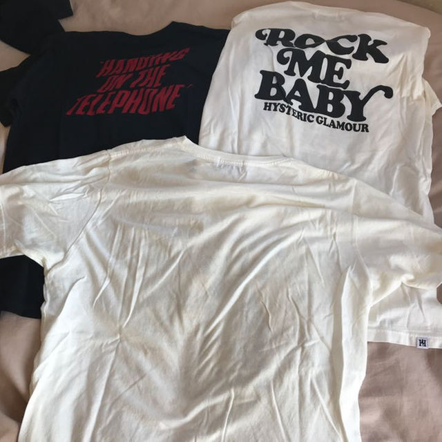 HYSTERIC GLAMOUR - ヒステリック グラマー Tシャツ 未使用 上二枚の