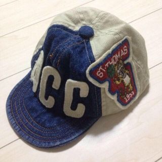 エフオーキッズ(F.O.KIDS)のF.O 着画あり→デニムワッペンキャップ(その他)