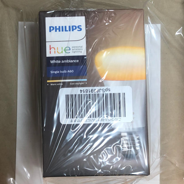 PHILIPS(フィリップス)のPhilips Hue(ヒュー) ホワイトグラデーション 口金直径26mm  インテリア/住まい/日用品のライト/照明/LED(蛍光灯/電球)の商品写真