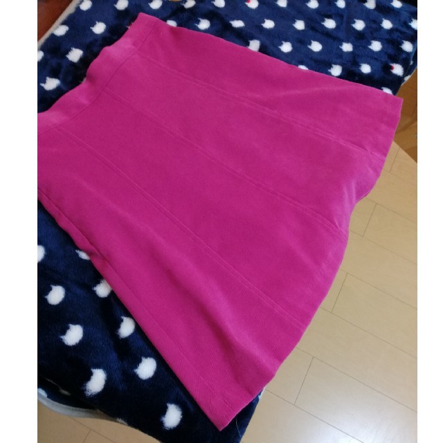 dholic(ディーホリック)のピンク台形スカート レディースのスカート(ミニスカート)の商品写真