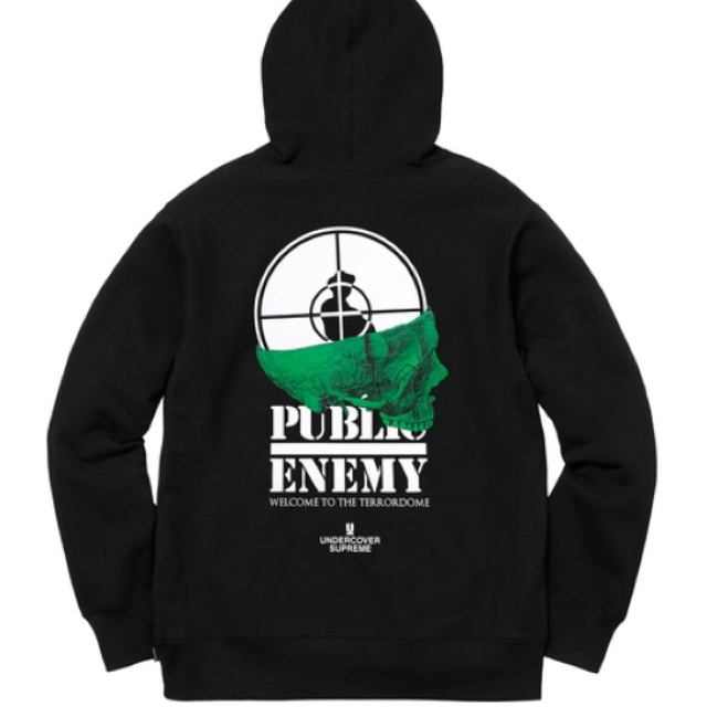 supreme Public Enemy Hooded Sweatshirt