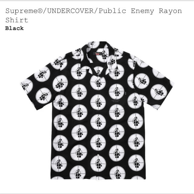 最終値下げ品 Supreme undercover publicenemy rayon シャツ