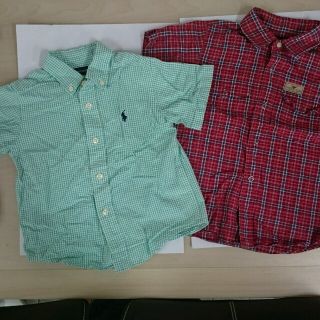 ラルフローレン(Ralph Lauren)の値下げ★RALPH LAURENﾗﾙﾌﾛｰﾚﾝ 半袖ｼｬﾂ 2枚セット 90㎝(Tシャツ/カットソー)