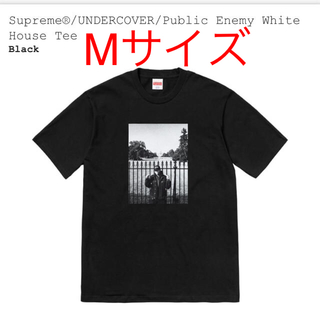 シュプリーム(Supreme)のsupreme 黒 M white house Tee(Tシャツ/カットソー(半袖/袖なし))