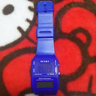 ビームス(BEAMS)のBEAMS 【美品】青い腕時計♡(腕時計)