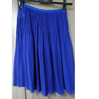 ミッシェルクラン(MICHEL KLEIN)のミッシェルクランの青紫のスカート(ひざ丈スカート)