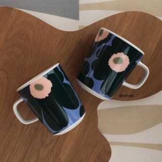 マリメッコ(marimekko)の新品 2個 marimekko UNIKKO マリメッコ ウニッコ マグカップ (食器)