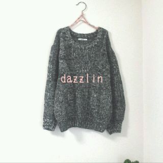 ダズリン(dazzlin)のミックス ケーブルゆるニット(ニット/セーター)