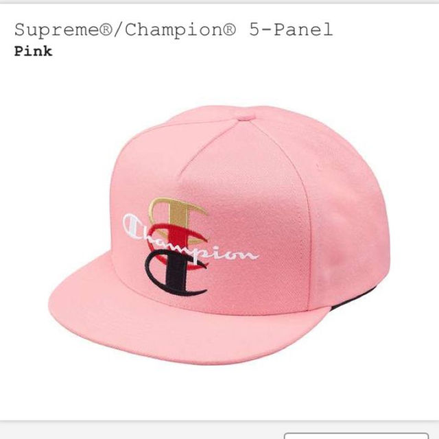 supreme champion 5panel pink