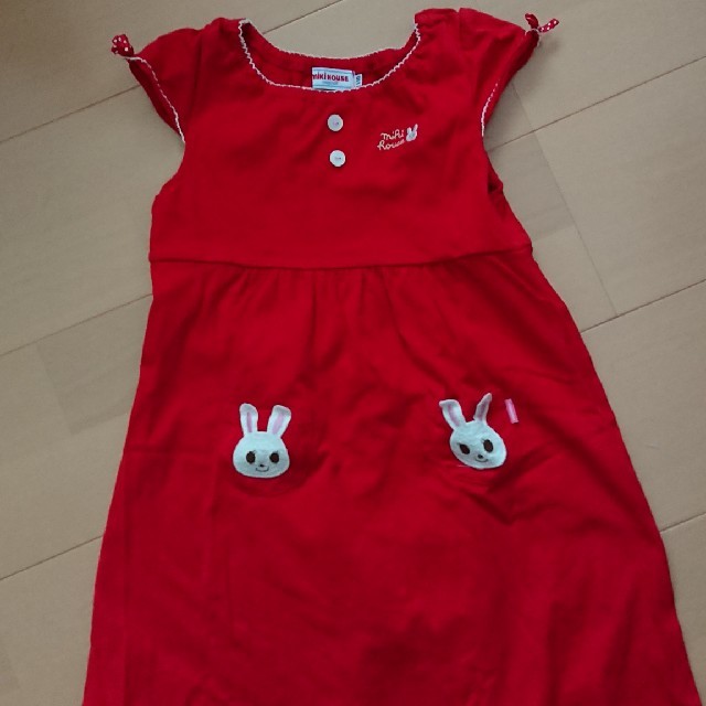 mikihouse(ミキハウス)のミキハウス110㎝ キッズ/ベビー/マタニティのキッズ服女の子用(90cm~)(ワンピース)の商品写真