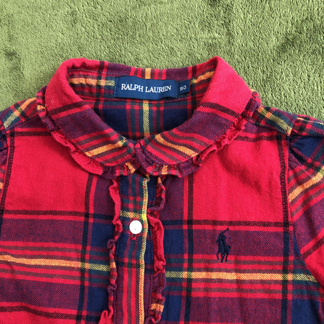 Ralph Lauren(ラルフローレン)のRチェック ワンピース90 キッズ/ベビー/マタニティのキッズ服女の子用(90cm~)(ワンピース)の商品写真