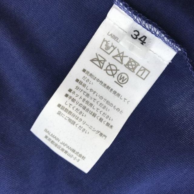 BALMAIN(バルマン)の専用　新品 BALMAIN 18SS ロゴTシャツ xs mc12240 レディースのトップス(Tシャツ(半袖/袖なし))の商品写真