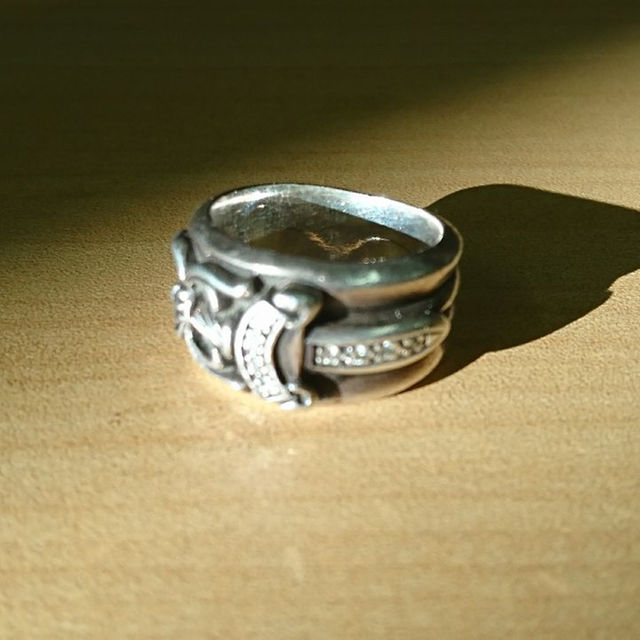 リング(指輪)確実正規品 Chrome Hearts クロムハーツ ダガーリング ダイヤ