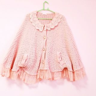 リズリサ(LIZ LISA)のLIZLISA*美品*2wayニットポンチョ*送料込(ポンチョ)