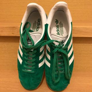 [美品]23.5cm adidas originals GAZELLE ガゼル緑