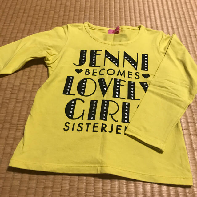 JENNI(ジェニィ)のjenni◎ロンT◎110◎イエロー キッズ/ベビー/マタニティのキッズ服女の子用(90cm~)(Tシャツ/カットソー)の商品写真