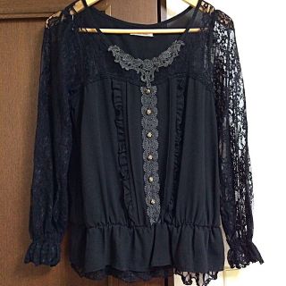 アクシーズファム(axes femme)のアクシーズ♡シフォン×レーストップス(その他)